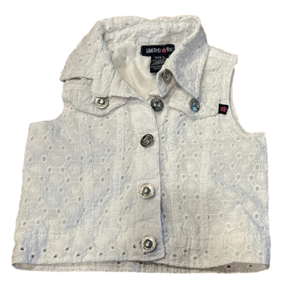 Limited too size 5 vintage vest good condition